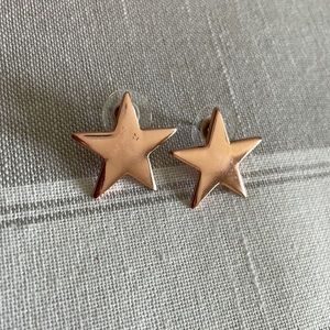Accessorize Women’s Star Earrings - Rose Gold